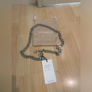 Senreve Bold Link Shoulder Silver Chain - Plated Aluminum